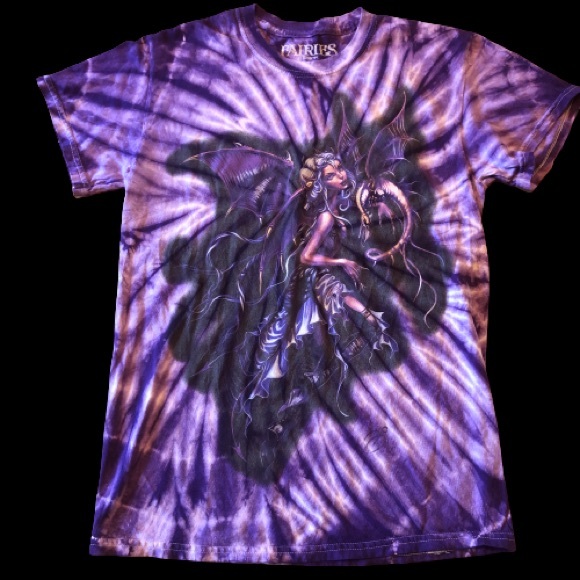 Tie-Dyed Purple Fairy Shirt - Picture 1 of 4